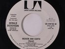 rare Modern Soul 45 GERALD DICKERSON heaven and earth UA Hear