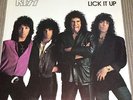 KISS - LICK IT UP - GREECE - GREEK LETTERS ON COVER - RARE
