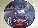IRON MAIDEN ROCK IN RIO LIVE IN BRAZIL  PROMO PIC PICTURE DISC MINT METALLICA