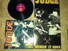 JUDGE - BRINGIN' IT DOWN LP REVELATION RECORDS NEW YORK HARDCORE