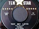 45RPM NORTHERN SOUL TONI AND THE SHOWMEN TEN STAR 103