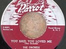 Doo Wop 45 THE ORCHIDS You Said You Loved Me / I Can't Refuse Parrot 819 LISTEN