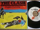 CLASH unique german Blitzinfo P/S 45 ENGLISH CIVIL WAR/PRESSURE DROP (Strummer)