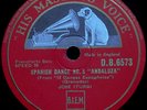 JOSE ITURBI    Spanish Dance   TAKE 1 AND 2    HMV DB 6573    RARE