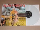 IRON MAIDEN - RARE WHITE MARBLE VINYL LP from CZECH REPUBLIC