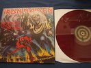 IRON MAIDEN - THE NUMBER OF THE BEAST - LTD EDITION MULBERRY RED VINYL 100 ONLY