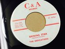 The Dedications WHITE DOO WOP 45 Shining Star / Mary Lou on C&A Label #CC19 HEAR