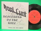 SIGNED Seth Putnam Anal Cunt Defenders Of The Hate 7