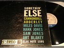 CANNONBALL ADDERLEY Somethin Else MILES DAVIS ORIG BLUE NOTE JAZZ LP