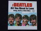 Beatles Original U.S. 1967 Picture Sleeve 'All You Need Is Love'   EX+