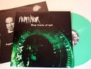 AURA NOIR Deep Tracts of Hell GREEN VINYL LP 1998 HAMMERHEART  OOP