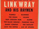 LINK WRAY rockabilly LP VERMILLION “Great Guitar Hits” ORIGINAL   EXCELLENT