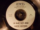 Northern Soul M-, So Glad She's Mine, Carter Brothers, Autographed by all.