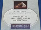 BLP 1008 (1st Ed) MENDELSSOHN: VIOLIN CONCERTO – GIOCONDA DE VITO / SARGENT - EX