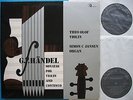 Classical Handel Sonatas Violin Theo Olof Organ Jansen 2lp NM