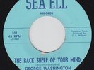 GEORGE WASHINGTON The Back Shelf Of Your Mind 45 on Sea Ell TX teen garage HEAR