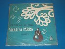 VIOLETA PARRA, EL FOLKLORE DE CHILE II, CHILE  LP EX 1964