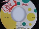 Reggae 45 PRINCE FRANCIS To The Bump IRON SIDE HEAR