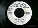 BEATLES 45 = RARE AIN'T SHE SWEET = ATCO WHITE LABEL PROMO = VG++ VERY NICE