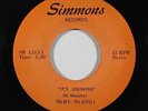 70s Soul 45 MERV MURPHY It's Growing / Trying To Get This Story on Simmons NM