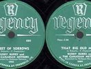 Buddy Burke 78 RPM Rock'N Roll Record Street Of Sorrows / That Big Old Moon