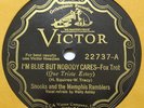 SNOOKS MEMPHIS RAMBLERS I'm Blue EUBIE BLAKE Thumpin' N' Bumpin' 78 rpm Victor