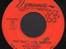 WILLIE COOPER & THE WEBS You Don't Love Nobody NORTHERN SOUL 45 Listen