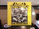 Toxic Holocaust Evil Never Dies LP Clear Relapse Municipal Waste Exodus Slayer