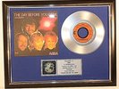 ABBA, The Day Before You Came, mit Cover Platin Record, Schallplatte Award, gold