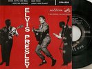ELVIS PRESLEY SHAKE RATTLE AND ROLL I Love You Because Blue Moon Lawdy RCA EP 45