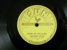 JOHNNY CASH  - 78rpm SUN #279 - HOME OF THE BLUES / GIVE MY LOVE TO ROSE