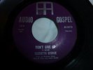 CASSIETTA GEORGE Audio Gospel Black Soul 45 DON'T GIVE UP & IN THE GARDEN  Calif