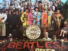 THE BEATLES -  Sgt. Pepper's .. silver / back. Parlophone - India - EX + +