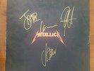 Metallica Signed And Justice for All 2LP inner sleeve, NO VINYL RECORD INCLUDED