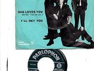 the beatles 45 giri she loves you parlophon qmsp 16347 italy ex-/ex+