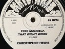 Christopher Hewie Free Mandela That Won't Work OG NM 12