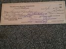 J.D. SUMNER SIGNED CHECK SOUTHERN GOSPEL MUSIC THE RAMBOS ELVIS