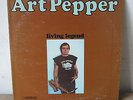 ART PEPPER LIVING LEGEND LP SIGNED JAZZ CONTEMPORARY S7633 CHARLIE HADEN