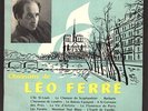 LEO FERRE Chansons de Léo Ferre 25 CM Chant du Monde 4022 Original 1953