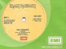 NWOBHM-IRON MAIDEN-THE TROOPER-1983 IRISH PRESSED 45-GREEN EMI SLEEVE