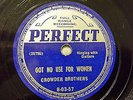 CROWDER BROTHERS   Old Chain Gang   PERFECT 78 like Blue Sky Boys Stanley Bros.