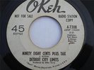 DETROIT CITY LIMITS Ninety Eight Cents Plus Tax NORTHERN SOUL FUNK OKEH 45 HEAR