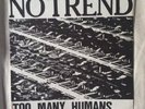 No Trend - Too Many Humans..... first press LP