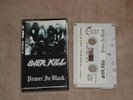 OVERKILL Power In Black DEMO cassette tape RARE anthrax metallica slayer exodus