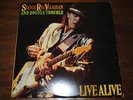 STEVIE RAY VAUGHAN & DOUBLE TROUBLE   LIVE ALIVE   1986 Double Album   Like New