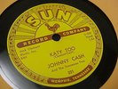 JOHNNY CASH SUN 78 RPM RECORD 321 SUPER RARE KATY TOO E+ CONDITION AMAZING