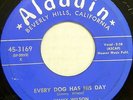 JIMMY WILSON 45 Every Dog Has His Day ALADDIN Blues R&B Lafayette Thomas #BB1478