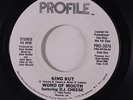 rare Old School Rap Hip-Hop 45 WORD OF MOUTH king kut PROFILE Hear