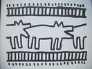 KEITH HARING 12” ART COVER DOG EAT DOG / LIM. 500 COPIES / No. 51