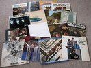 Box of Sixteen Beatles Vinyl LPs